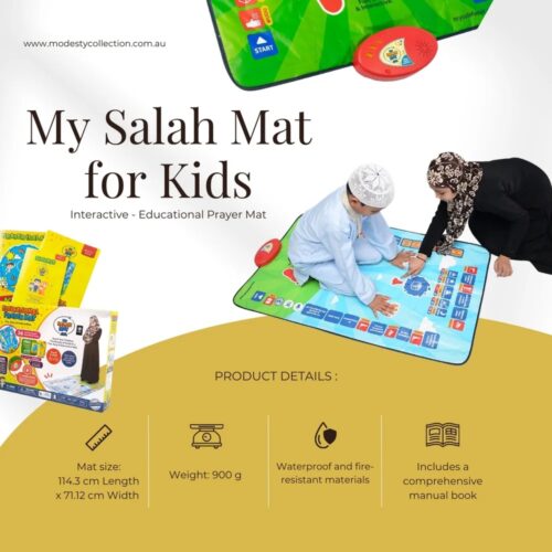 KIDS My Salah Mat | Interactive | Educational Prayer Mat