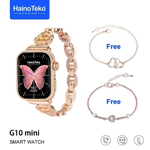 Haino Teko G10 Mini Smart Watch with Four Straps