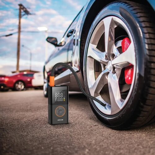 Green Lion GTI-01 Inflator Portable Air Compressor - Black