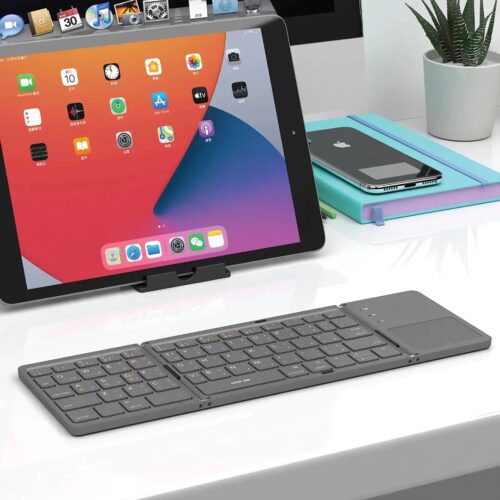 Green Lion Foldable Bluetooth Keyboard - Gray
