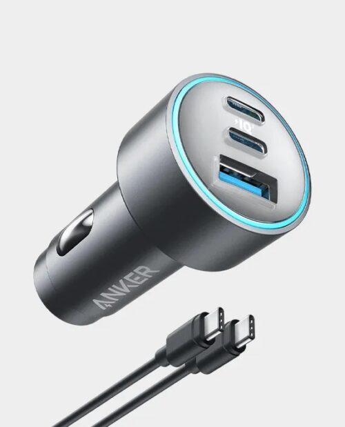 Anker 535 Car Charger 67W 3-Port with USB-C Cable B2731HA1 - Black