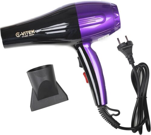 VITEK Professional Hair dyer with 5000 Watt motor for commercial usage effective and efficient drying tool with adjustable heat and speed settings