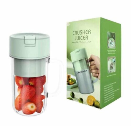 Portable Juicer Mug | USB Rechargeable Electric Juicer Cup with Straw | Wireless Travel Blender | Smoothie Maker | Juicer Crusher de