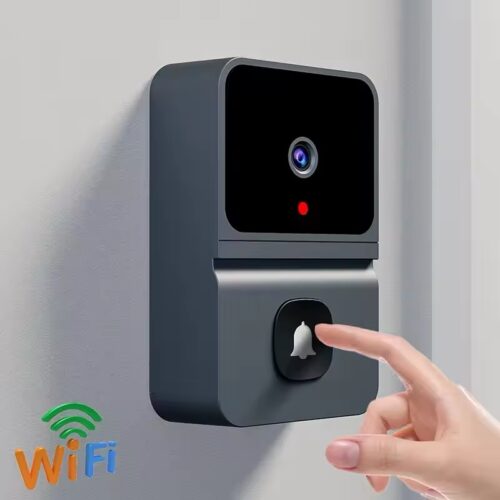 WiFi Video Doorbell Smart Home Wireless Security Protection Camera Ring Door Bell Intercom Night Vision Rechargeable Kement APP Fs