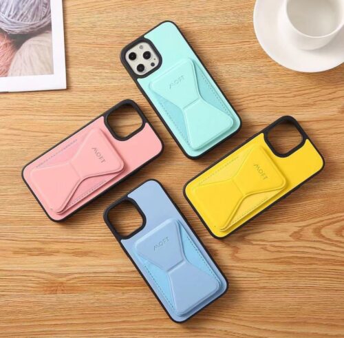 case with card holder moft 4in1 magnet , grip,card holder,stand