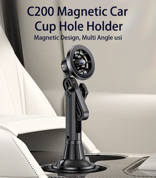 C200 Yesido 360 Degree Rotating Works With All Phones With 20pcs Magnets Magnetic Car Cup Hole Holder