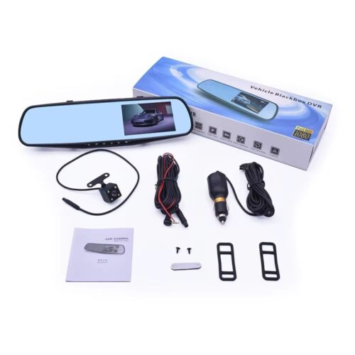 Vehicle Blackbox Dvr Car Mirror Camera 1080P Dual Dash Camera Front & Rear View Camera Hd Video Recorder 170° Wide Angle Support Night Vision G-Sensor Loop Recording ma