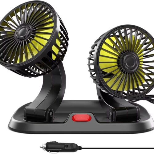 DOUBLE HEADED CAR VEHICLE FAN MA