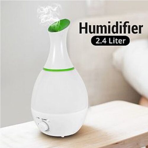 CYBER 2.4 LITER ULTRASONIC WAVE HUMIDIFIER 25 WATTS, ASSOTED COLOR