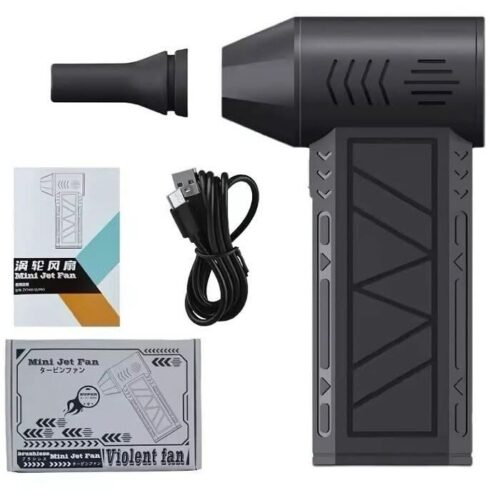 Violent Turbo-fan, 130000 RPM High Speed Motor Turbo-fan, Super Violent Turbo-fan, Handheld High Speed Fan Vacuum Cleaner, Compressed Air Duster Electric Air Duster, Rechargeable Cleaning Duster