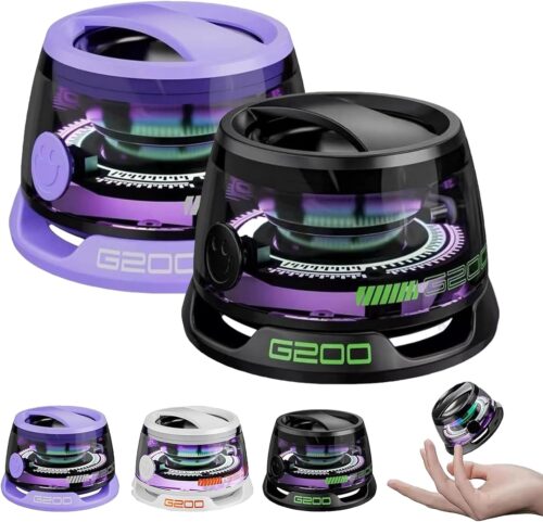 Multifunctional Magnetic Bluetooth Speaker G200,-D, Purple, Black, White, Modern, Minimalist, Bluetooth Speaker
