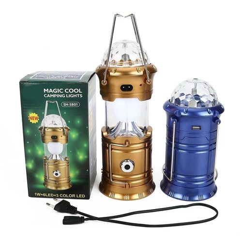 Aluminium Cool White Camping Lantern, Battery Type: Rechargeable