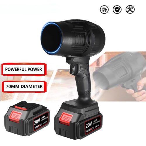 Car Violent Blower, Handheld TurboJet Fan, Turbo Fan Lithium Violent Leaf Blowing Water Blowing High Power Hair Dryer, Powerful Fan, Powerful Fan, Turbine, Mini Blower, Air Duster 20w Dc