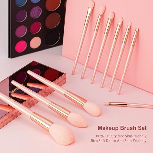 Sweet Beauty 10 PCs Makeup Brush Set | Complete Brush Kit for Professional and Beginner (Random color)Dic