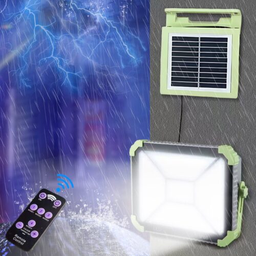 High-power Outdoor Multi-functional Solar Portable Lamp Split External Wall Lamp Charging Projection Lamp Camping Lamp solar light Fs