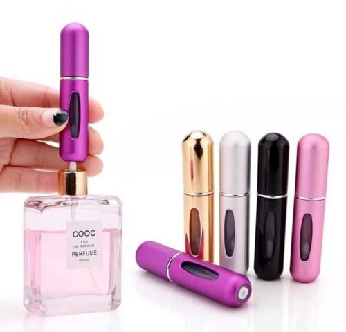 5ml Colorfull Mini Refillable Perfume Atomizer Empty Perfume Bottle for Travel Spray Scent Pump Case