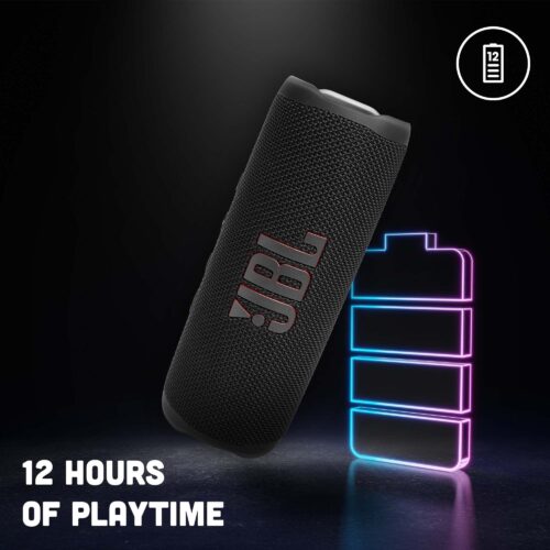 JBL Flip 6 Powerful Sound And Deep Bass,IPX7 Waterproof And Dustproof,12 Hours Of Playtime,Multiple Speaker Pairing,Portable Bluetooth Speaker