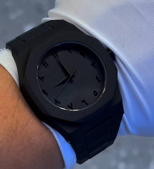 Black Arabic Aura Watch